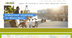 Desktop Screenshot of emobil-rheinmain.de